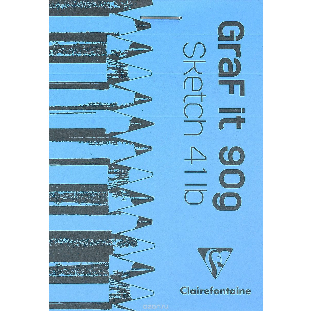 Скетчбук "Graf It", A6, 90 г/м2, 80 листов, голубой