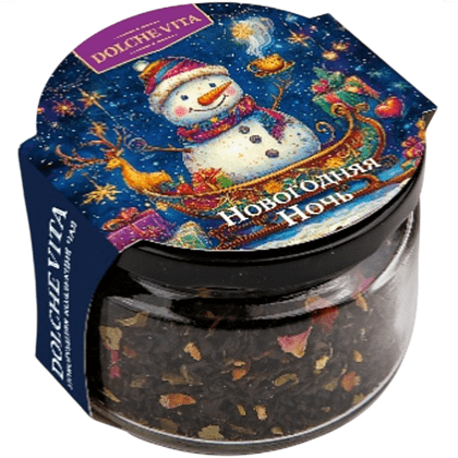 Чай Dolche vita "Новогодняя ночь", 50 гр., черный  - 2