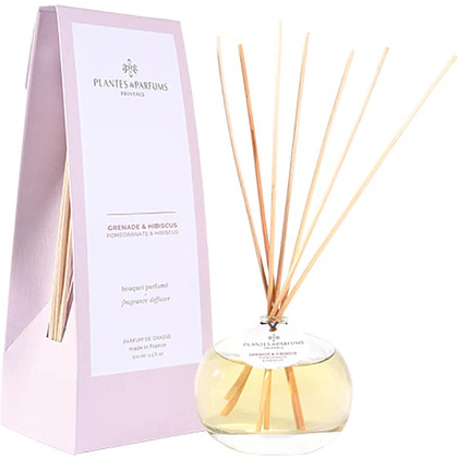 Диффузор ароматический PLANTES&PARFUMS "Pomegranate & Hibiscus", 100 мл 
