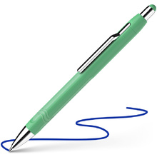 Ручка шариковая автоматическая "Schneider Epsilon", мятный, зеленый, стерж. синий