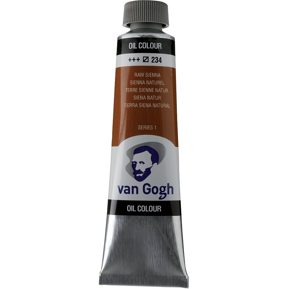 Краски масляные "Van Gogh", 234 сиена натуральная, 40 мл, туба