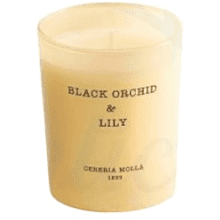Свеча ароматическая CERERIA MOLLA "Black Orchid & Lily", 70 гр, подарочная упаковка