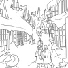 Раскраска "Colouring Book. Harry Potter: Winter at Hogwarts: A Magical Coloring Set", (английский язык) - 4