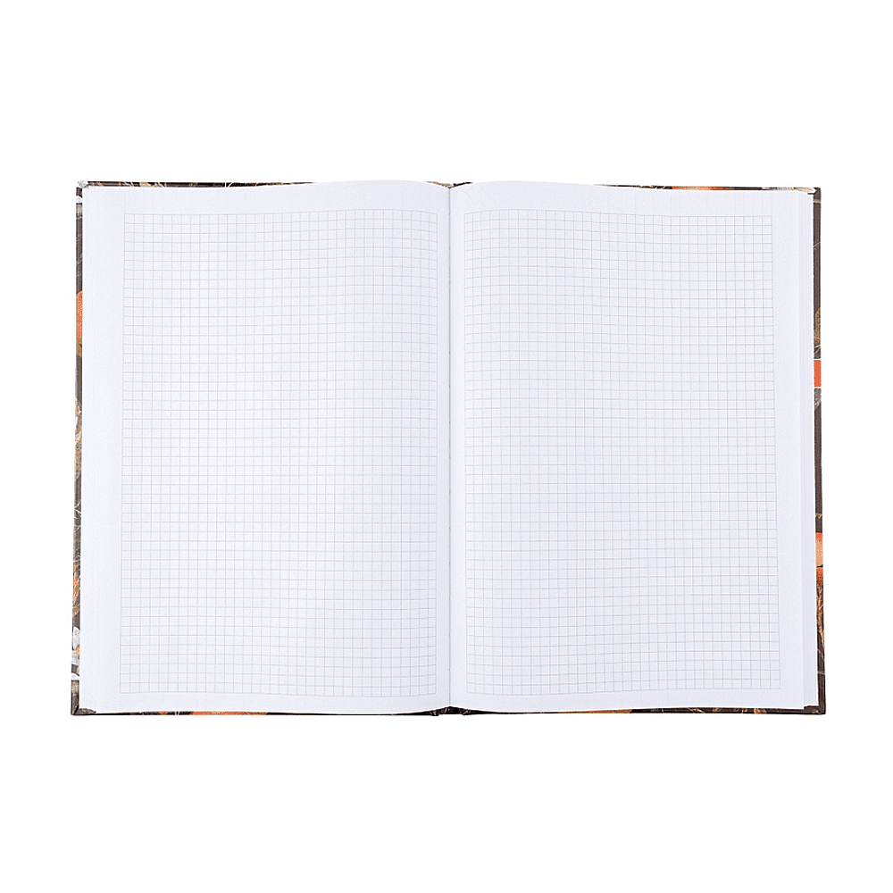Блокнот "Flora. Paradise. Oranges", A4, 80 листов, клетка, оранжевый, зеленый - 4