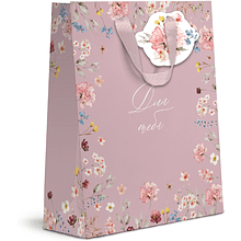 Пакет бумажный подарочный "Italy Garden XLS", 31х41х10 см, ассорти