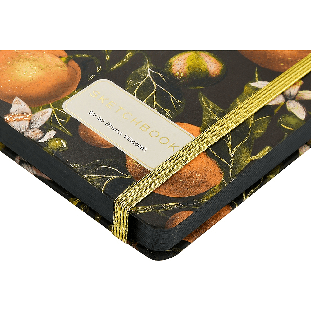 Скетчбук "Flora. Paradise. Oranges", 14.6х21.3 см, 100 г/м2, 100 листов, разноцветный - 3