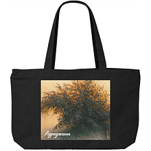 Сумка на молнии «Куст», Валерий Шкарубо, 340 г/м2, черная