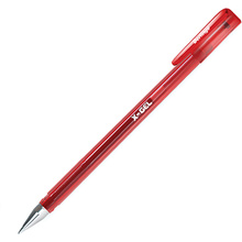 Ручка гелевая "X-Gel", 0,5 мм, красный, стерж. красный