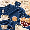 Футболка унисекс "Шпиц. Dog love club", XS-S, хлопок, оверсайз, джинсовый - 3