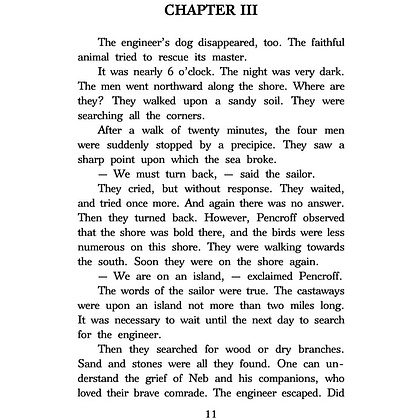Книга на английском языке "Легко читаем по-английски. Таинственный остров. Уровень 2", Жюль Верн - 11