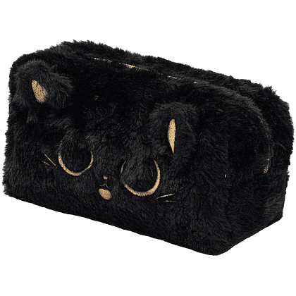 Пенал "Fluffy Kitty Black", 1 отделение, черный - 2