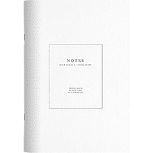 Тетрадь "Notes", A5, 48 листов, клетка, скоба сбоку, черный