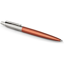Ручка шариковая автоматическая "Parker Jotter Chelsea Orange CT", 0.7 мм, оранжевый, серебристый, стерж. синий