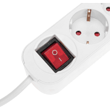 Удлинитель "Standard", 5 розеток, 2 USB, 16А, 1.5 м, белый