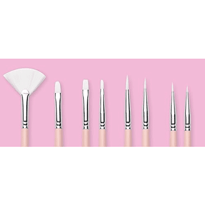 Набор кистей для рисования "Himi Little Bird", синтетика, 8 шт - 3