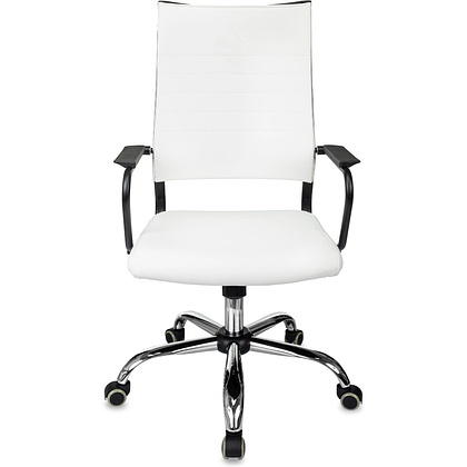 Кресло компьютерное Бюрократ CH BALANCE SL Line, экокожа, белый - 7