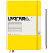 Блокнот "Leuchtturm1917. Classic", А5, 125 листов, линейка, лимонный