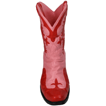 Ваза "Cowboy Boot", полирезина, красный