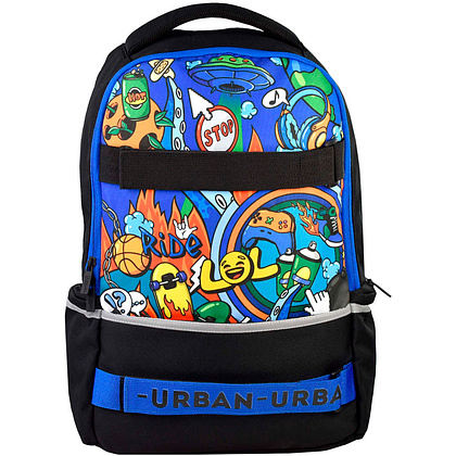Рюкзак молодежный "Урбан", разноцветный - 2