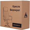 Кресло для руководителя Бюрократ T-9927WALNUT, натуральная кожа, слоновая кость, металл, дерево - 5