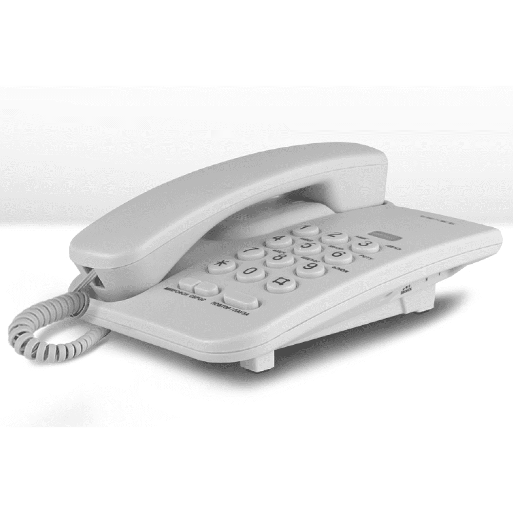 Телефонный аппарат Texet TX-212, светло-серый - 2