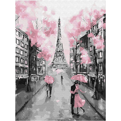 Картина по номерам "Гламурный Париж"