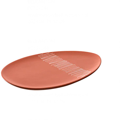  Тарелка керамическая "PUNTO", 22 см, оранжевый