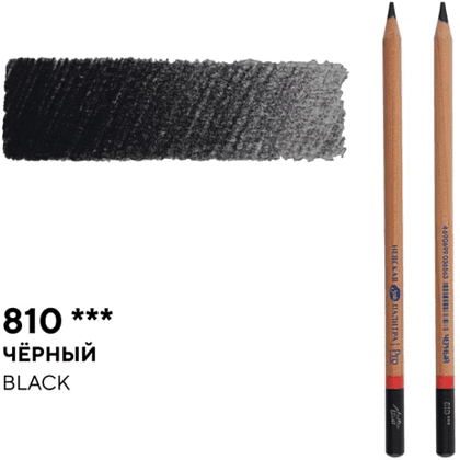 Карандаш цветной "Мастер-класс", 810, чёрный - 2