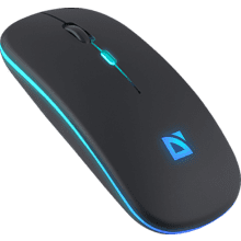 Мышь DEFENDER Touch MM-997, оптич., беспроводная, черный, 800-1600 dpi