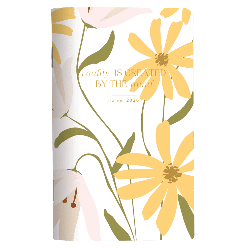 Планнер "April цветы", датированный, 108х175 мм, 32 листа, разноцветный, 2026