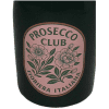 Ваза керамическая "Prosecco Bottle", 9.8х9.8х21 см, темно-зеленый, розовый - 3