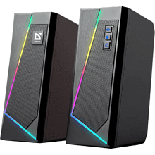 Акустическая система Defender Solar 3, 10 Вт, USB, черный