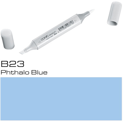 Маркер перманентный "Copic Sketch", B-23 фтало синий