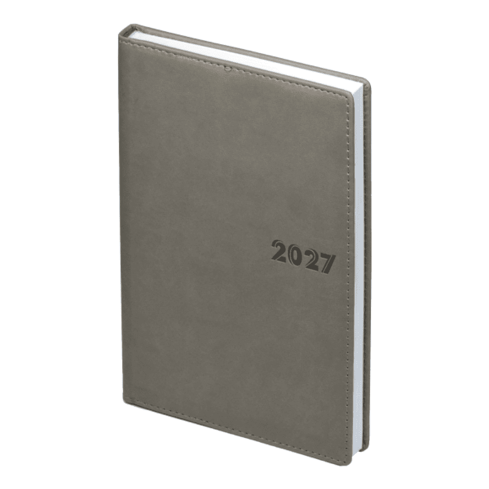 Ежедневник датированный "Velvet 27", A5, 336 стр, серый 2027
