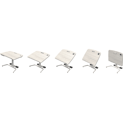 Стол Comf-Pro Coco Desk UR-83, 800х600х(540-755) мм, дуб белый - 2