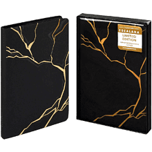 Ежедневник недатированный "Софт-тач", А5, 240 страниц, черный