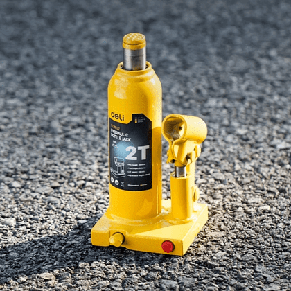Домкрат бутылочный Deli YS EDQ71002, 2 т - 7