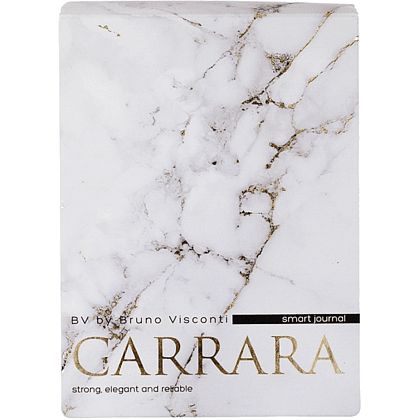 Блокнот "Carrarra", A6, 250 листов, нелинейный, склейка сверху, белый - 2