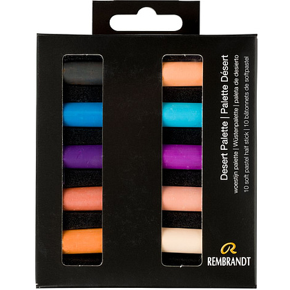 Набор мягкой пастели "Rembrandt Half Pastel", 10 цветов, ассорти
