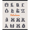 Тетрадь "Звери-Буквы", А5, 96 листов, клетка, ассорти - 5