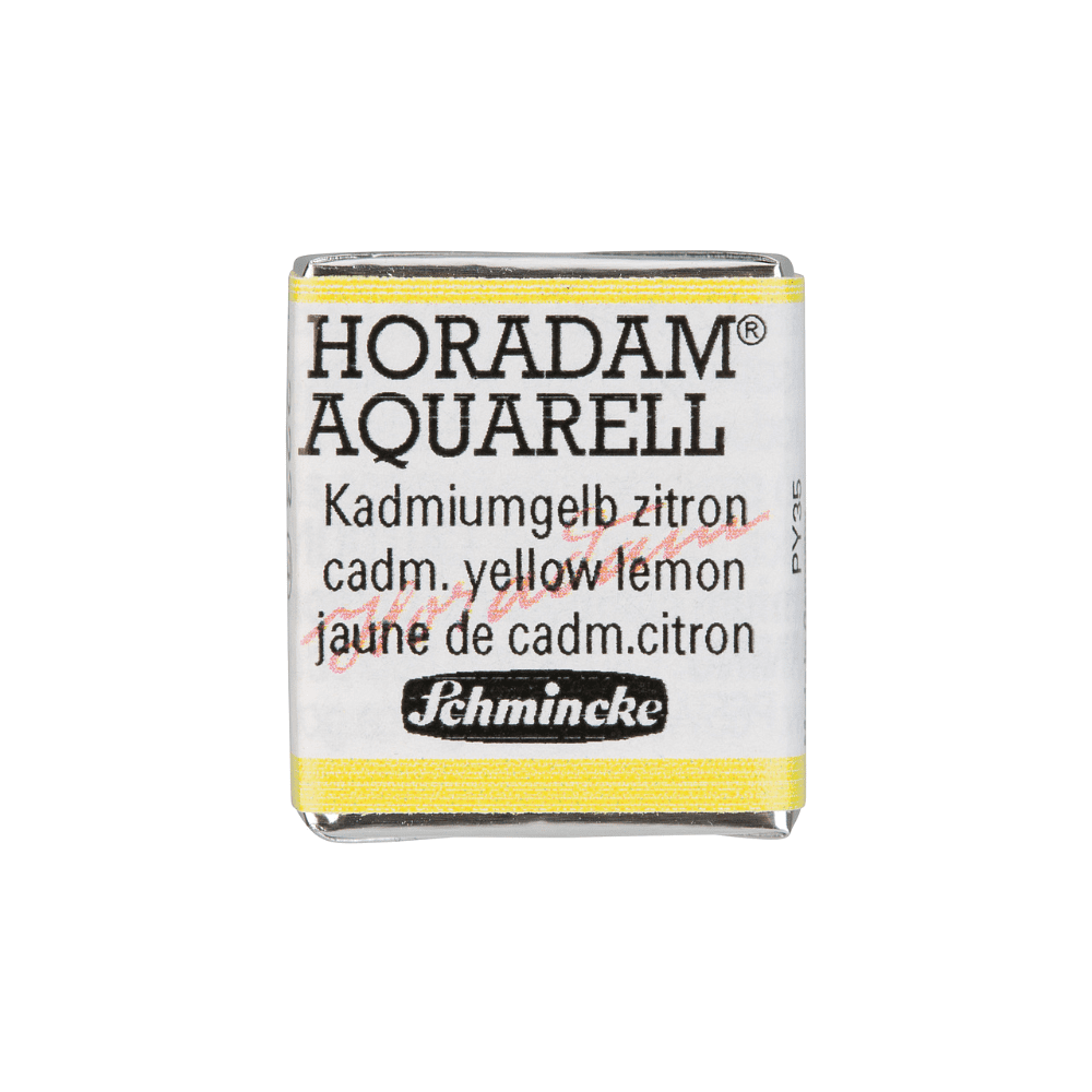 Краски акварельные "Schmincke Horadam", 223 кадмий желтый лимонный, полукювета