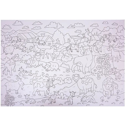 Раскраска "Раскраска-виммельбух. Домашние животные" - 5