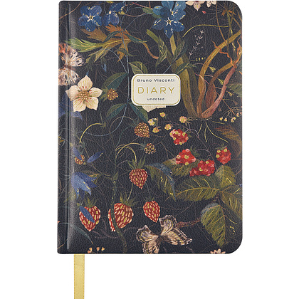 Ежедневник недатированный Bruno Visconti "Лесные Ягоды", А6, 240 страниц, разноцветный