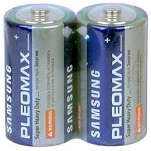 Батарейки солевые Samsung "Pleomax D/R20", 2 шт.
