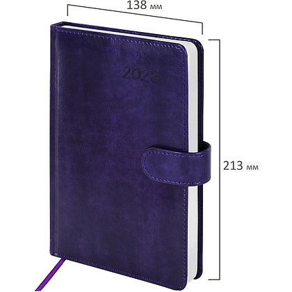 Ежедневник датированный "Legend", А5, 336 страниц, фиолетовый, 2023 - 2