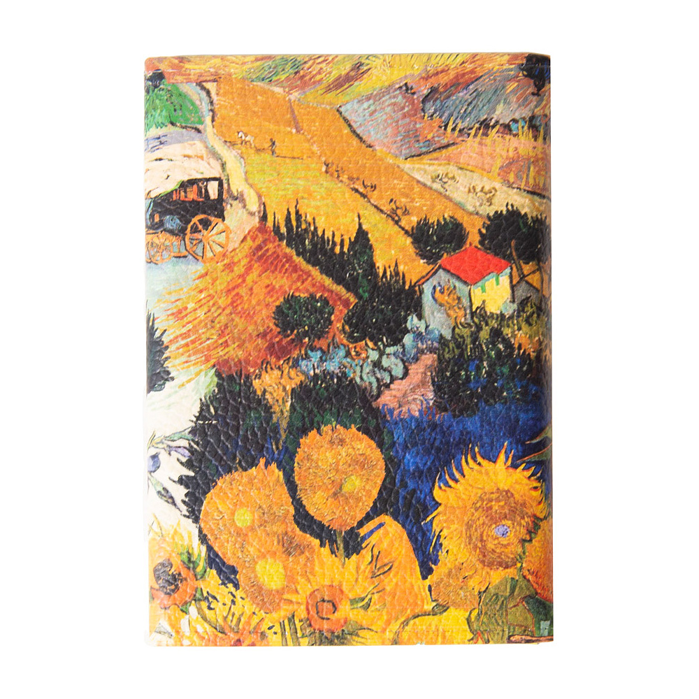 Обложка для автодокументов и паспорта "Цвета Ван Гога", разноцветный - 4