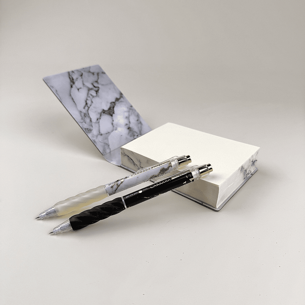 Блокнот "Carrarra", A6, 250 листов, нелинейный, склейка сверху, белый - 6