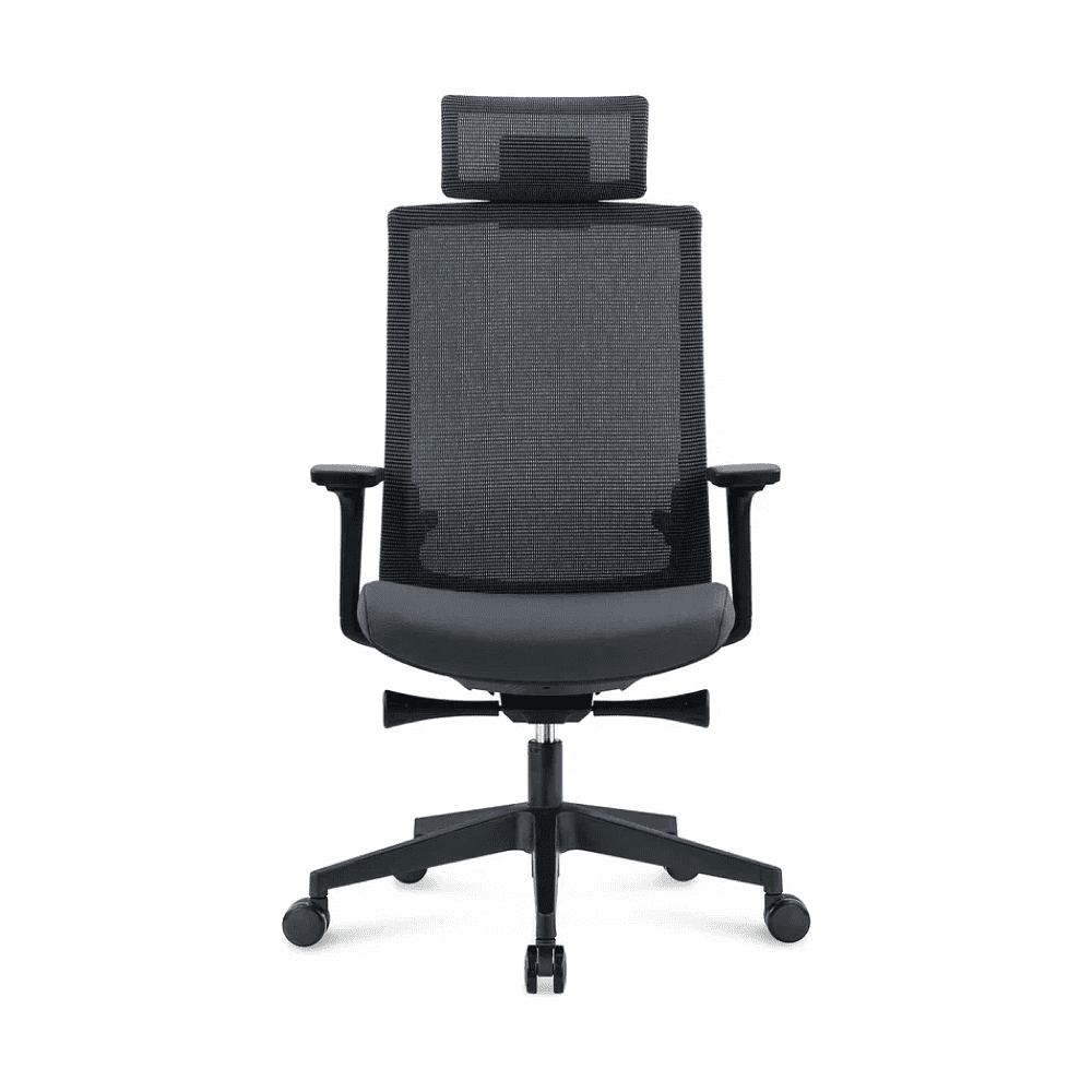 Кресло для руководителя SitZone "CH-312А", ткань, пластик, черный - 2