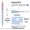 Ручка шариковая автоматическая "HappyClick. Зефирные животные. Панды", 0.5 мм, розовый, голубой, стерж. синий - 2