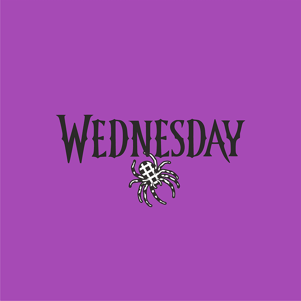 Несессер для путешествий «Wednesday. Spider», фиолетовый - 2
